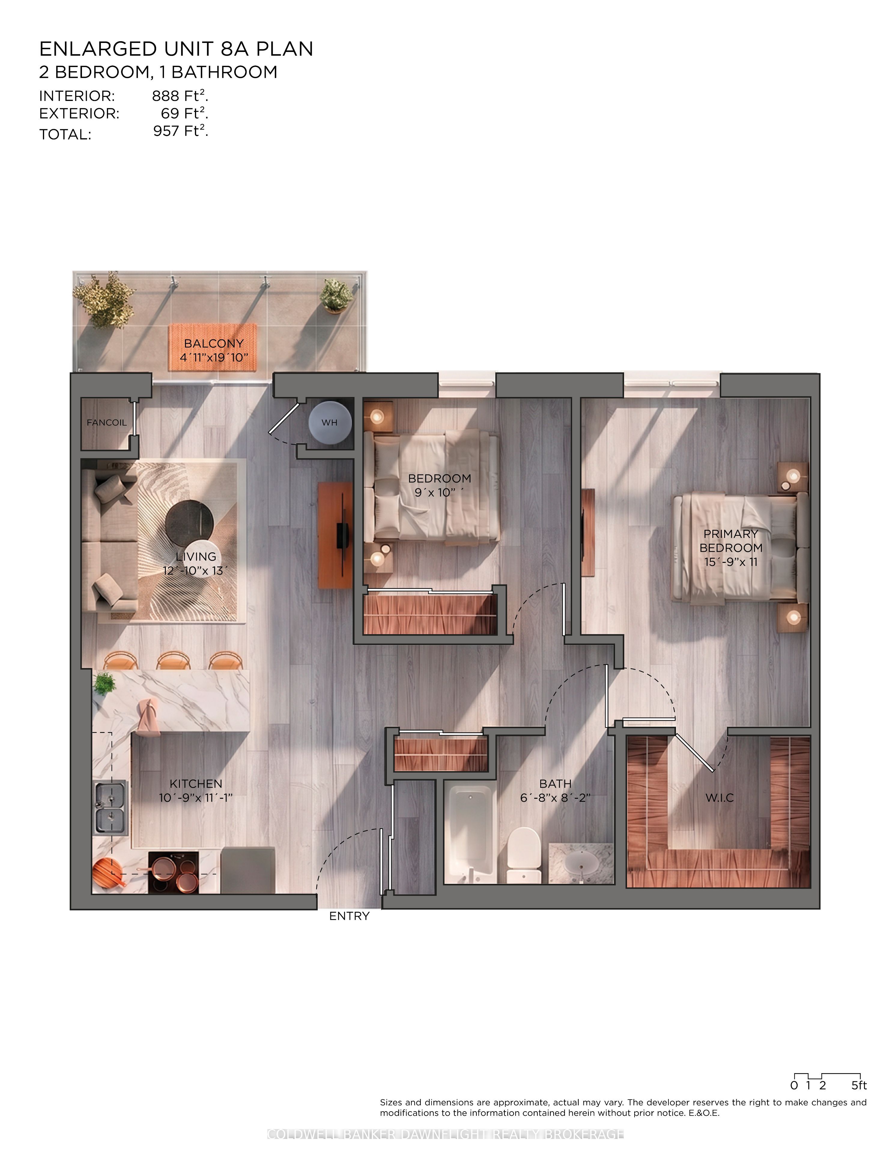Unit Unit 8A-105 - 18 Centre Street, Bluewater 3